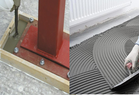 Non-Shrink Grouts and Tiling Solutions